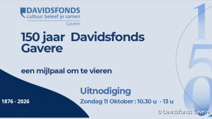 Jubileumfeest 150 jaar Davidsfonds
