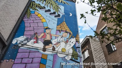 “Muren met een verhaal”. Stadswandeling in Antwerpen