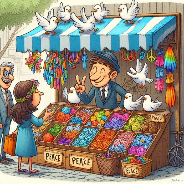 Vrede karikatuur