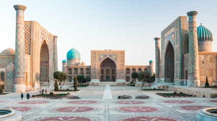 De zijderoute naar Samarkand