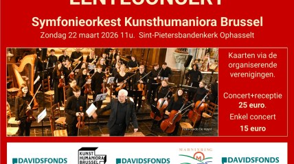 LENTECONCERT Symfonieorkest Kunsthumaniora Brussel