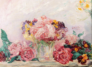 Ensor schilderij Bloemen