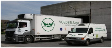 Bezoek aan de voedselbank West-Vlaanderen