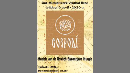 Concert: GOSPODI - Slavisch-Byzantijns ensemble