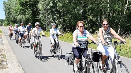 Traditionele fietstocht