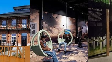 bezoek WO II museum: Liberation Garden in Leopoldsburg.