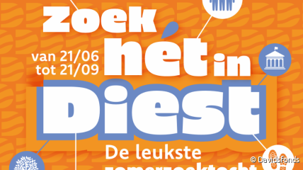 Zomerzoektocht Davidsfonds in Diest van 21 juni tot 21 september 2026