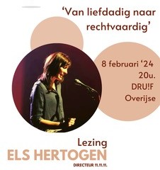 Van liefdadig naar rechtvaardig: lezing Els  Hertogen UITGESTELD (door overlijden in familie)