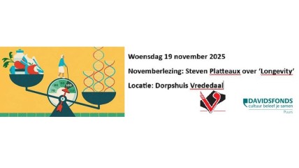 Lezing 'Longevity' door dokter Steven Platteaux