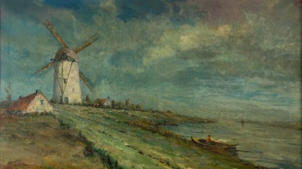 Bezoek tentoonstelling "Van grijze school tot verfijnde kleurenharmonie" met gids Freddy Huylenbroeck