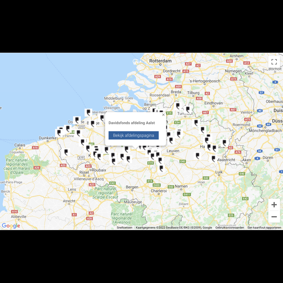 Davidsfonds afdelingen