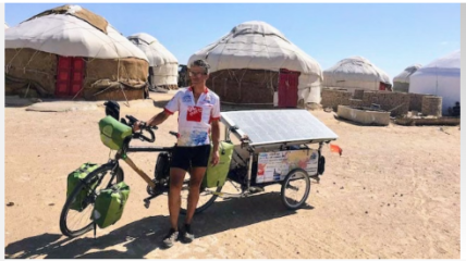 Wereldreiziger Gregory Lewyllie reed met zijn zelfgemaakte bamboefiets door Laos en Cambodja!