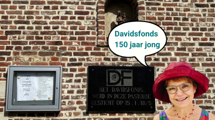 Een culturele liefdesverklaring: Brigitte Raskin en 150 jaar Davidsfonds