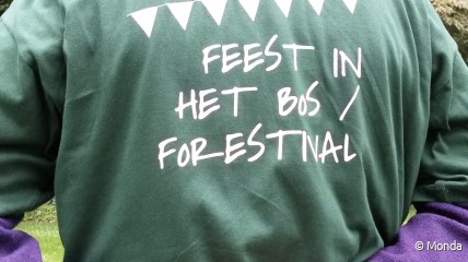Familiefestival aan de rand van het bos