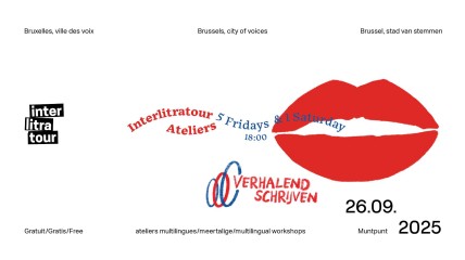 Interlitratour Ateliers 2025: Brussel, stad van stemmen