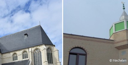 Dubbel bezoek: kerk en moskee in Mechelen