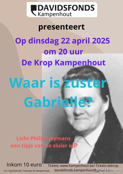 Waar is zuster Gabrielle?