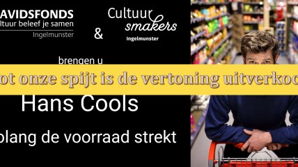 HANS COOLS - 13 December 2025 - 20.00 u - Deuren : 19u