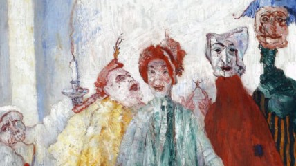 Bezoek aan Parlement samen met James Ensor