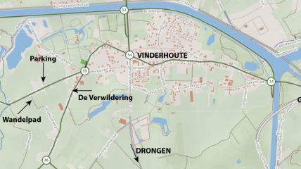 Bezoek aan 'de Verwildering' in Vinderhoute