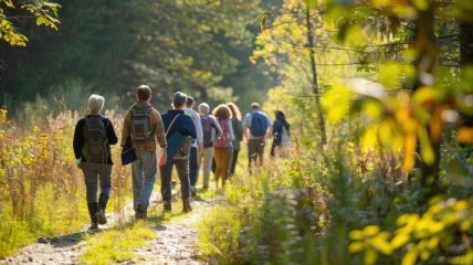 Natuurwandeling in het Maria-Hendrikaprk