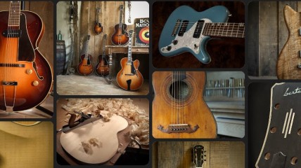 Ten huize van Adam Berten, professioneel gitaarbouwer