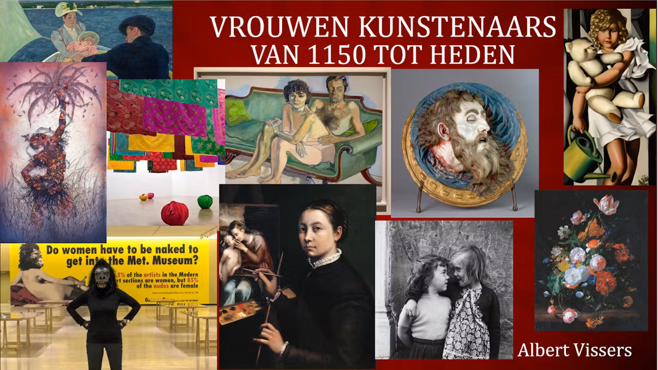 Lezing - Onvertelde verhalen van vrouwelijke kunstenaars van 1150 tot heden
