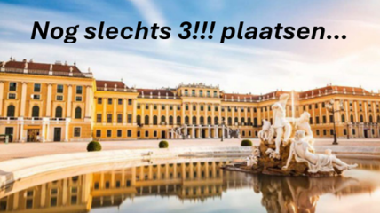 Wenen- nog slechts 3 plaatsen!!!
