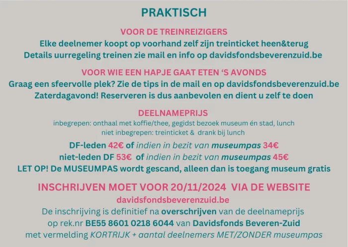 Dagje Kortrijk Beschrijving 4