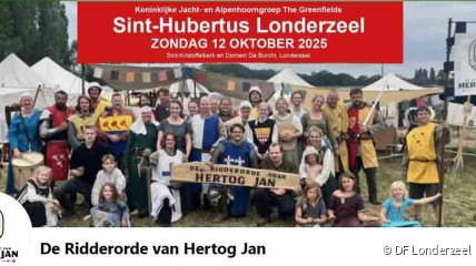 (vroege) St-HUBERTUS-viering in LONDERZEEL met ridderspelen
