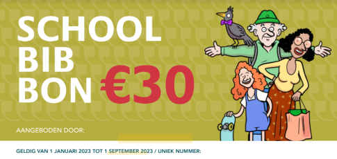 SCHOOLBIBBON 22-23 ZELF TE KIEZEN