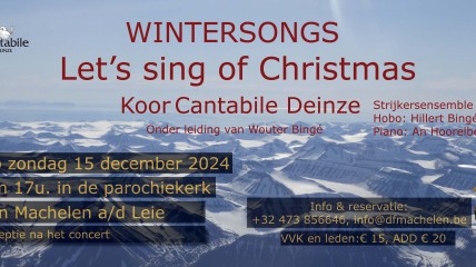 WINTERSONGS   Let's sing of Chrismas